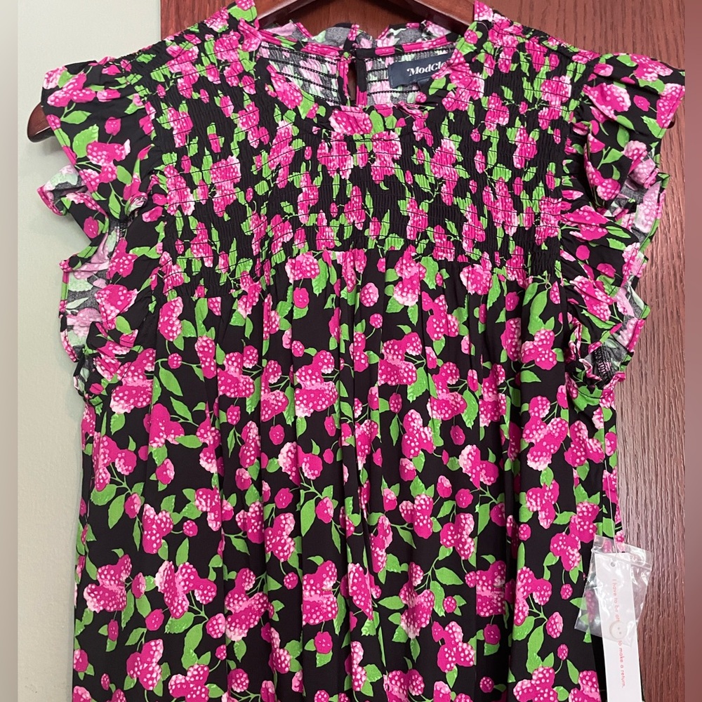 ModCloth raspberry top